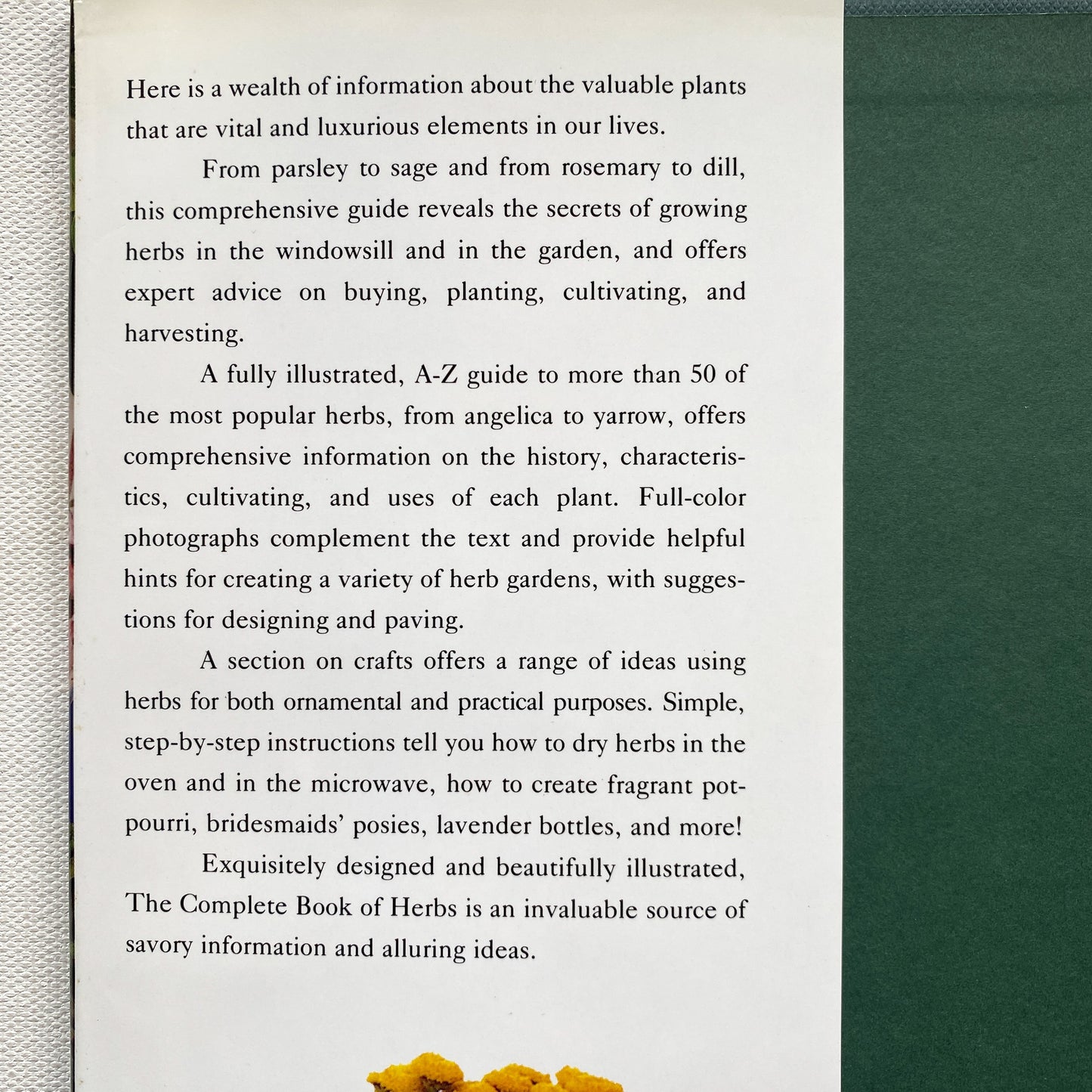 The Complete Book of Herbs, Vintage Garden Reference Coffee Table Book