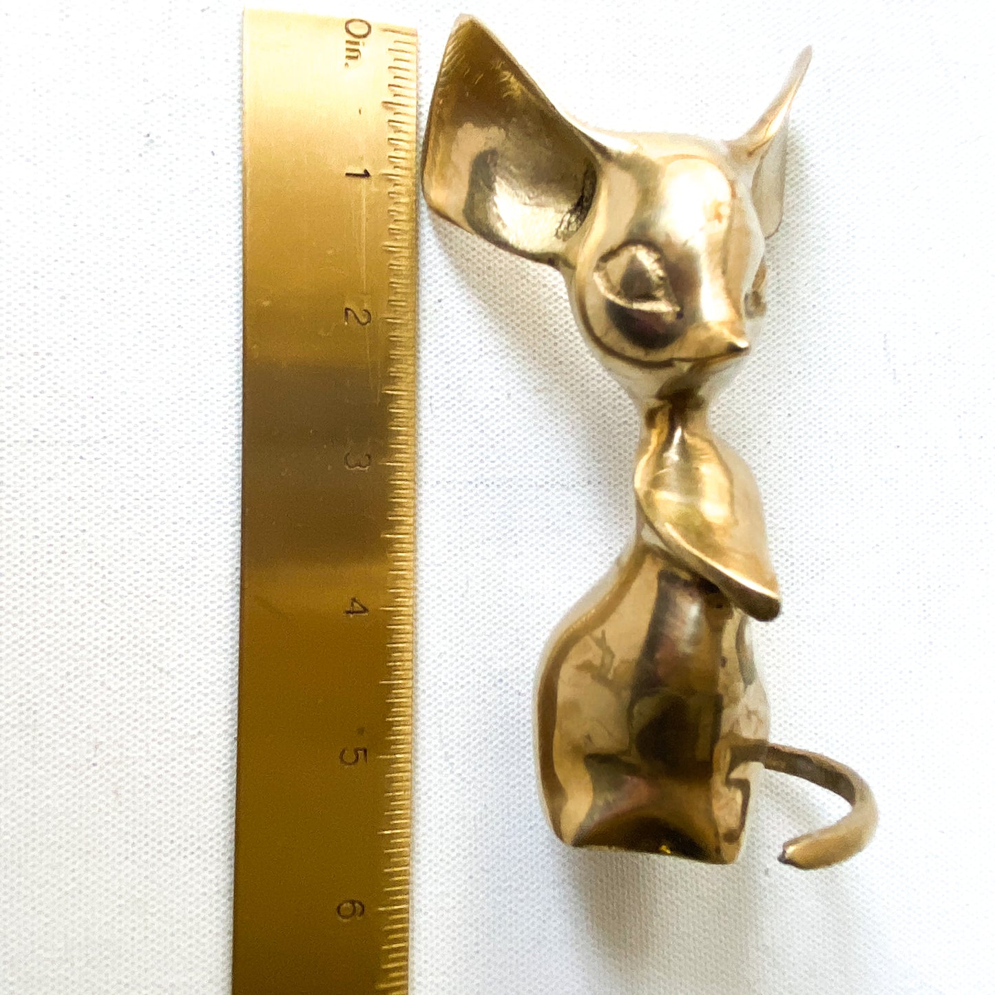 Vintage Brass Mouse Figurine