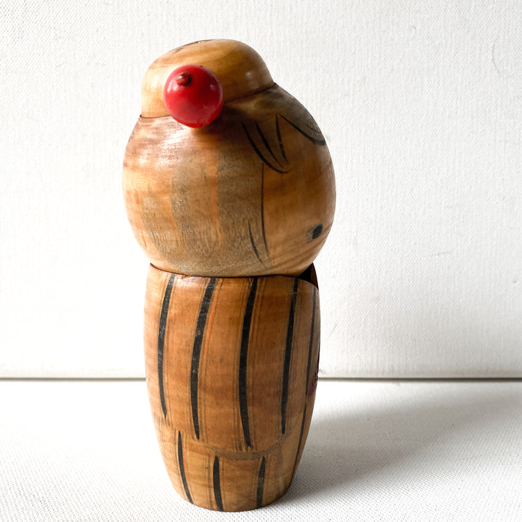 Vintage / Antique Kokeshi Doll, handpainted wood collectible from Japa ...