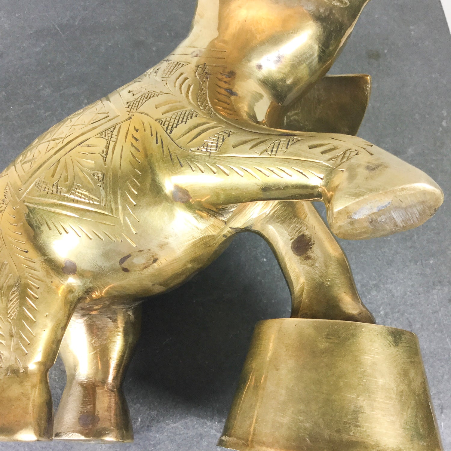 Brass Elephant Statue - very detailed – valerietylercollection